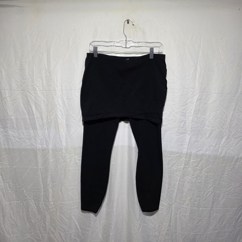 Lululemon Black Skapri Skirted Leggings Yoga Athleisure Pants Womens Large